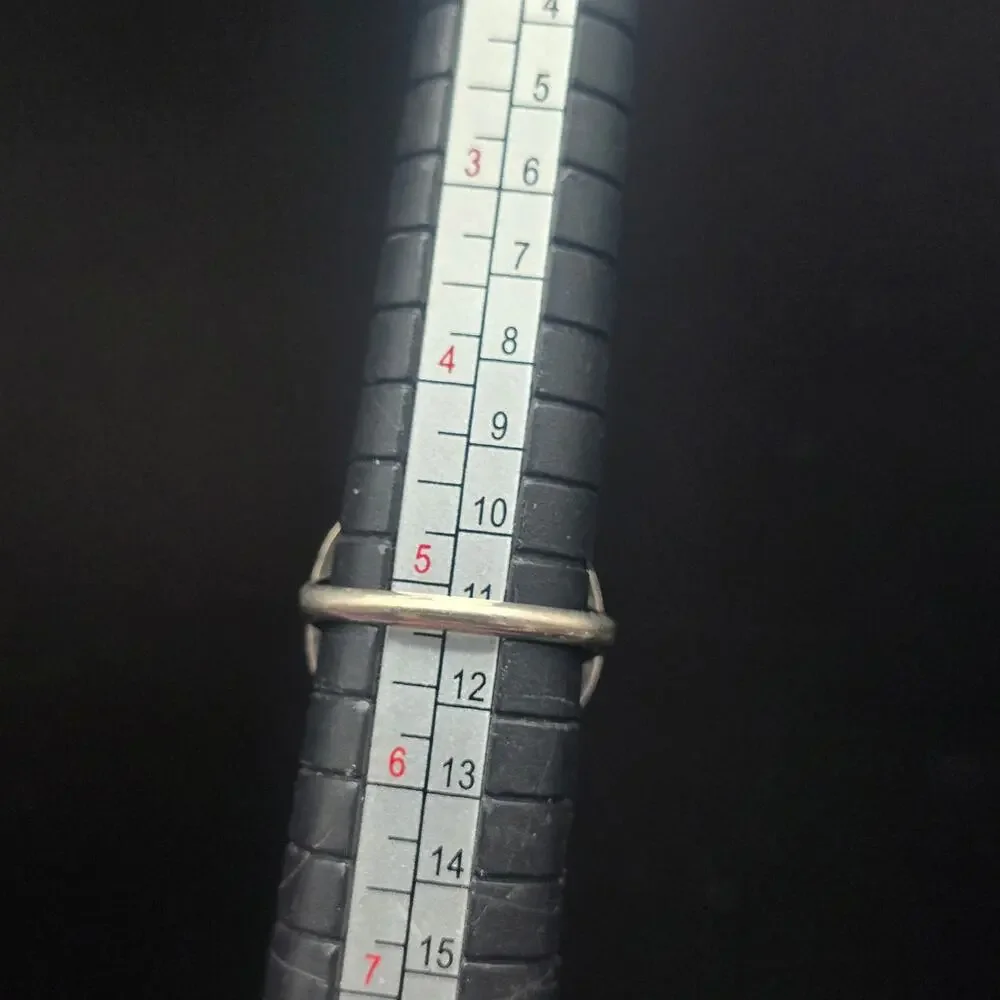 Native Sterling Silver Turquoise Ring Size 5